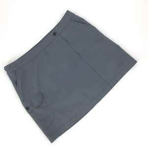 Avia Silver Grey Wrap Style Skirt with Shorts, M